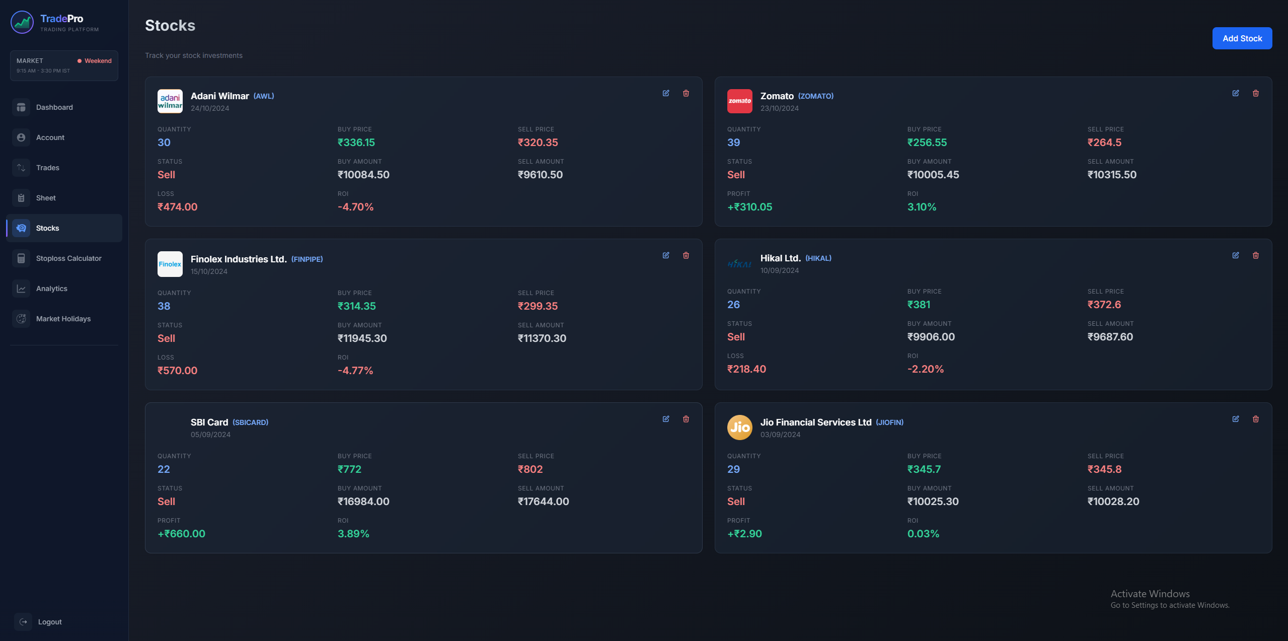 Trade Tracker thumbnail 5